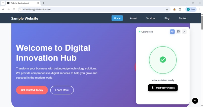 Website-Guiding-Agent – screenshot 2