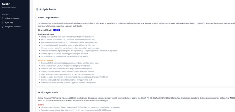 AuditIQ – screenshot 1