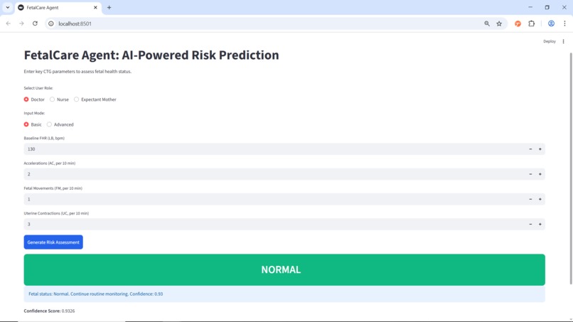 FetalCare AI: Early Risk Detection – screenshot 2