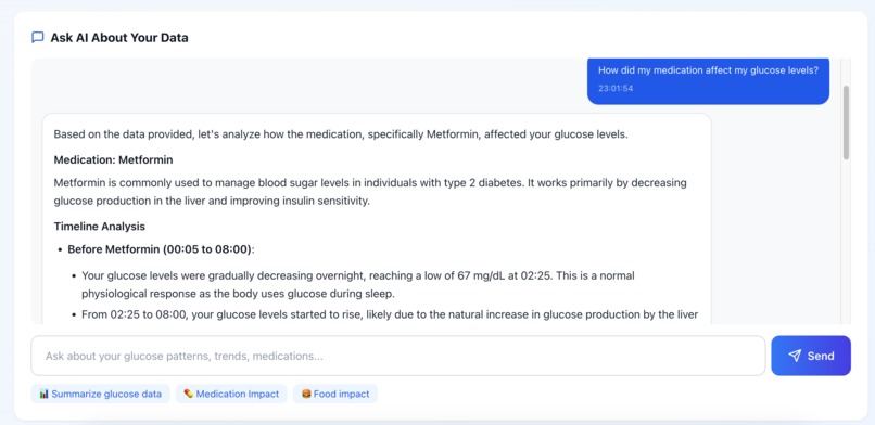 GlucoAI – screenshot 3