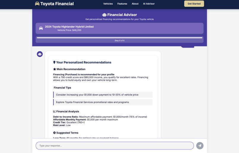 ToyotaSmartFinancing – screenshot 4