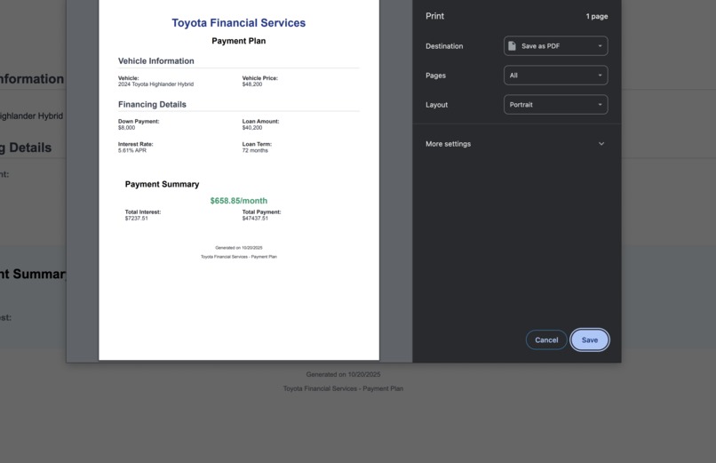 ToyotaSmartFinancing – screenshot 7