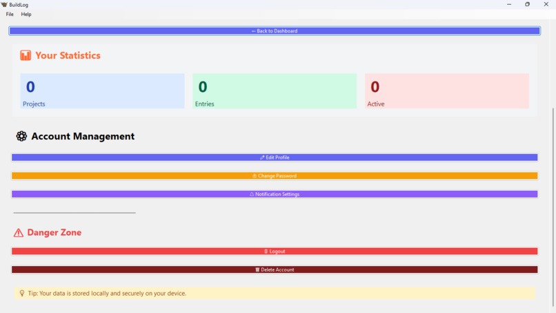 BUILDLOG – screenshot 4