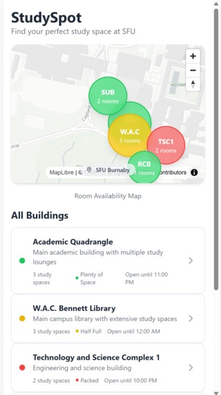 StudySpot – screenshot 1
