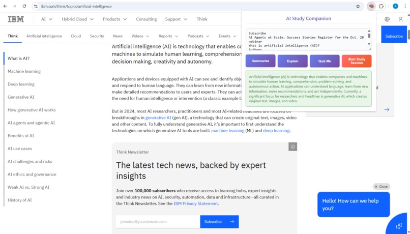 AI Study Companion – screenshot 1