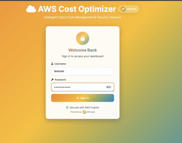 AllCloud – screenshot 1