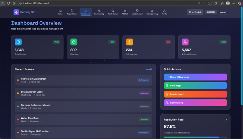 Samaaj Setu – screenshot 2