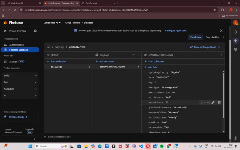 AI-Powered Women’s Health Insight and Predictive System – screenshot 7