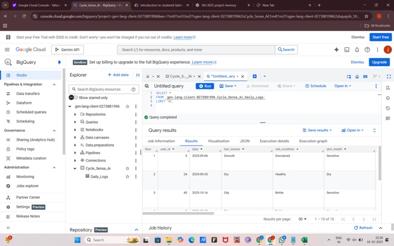 AI-Powered Women’s Health Insight and Predictive System – screenshot 10