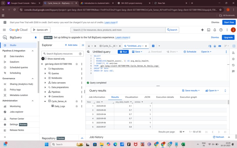 AI-Powered Women’s Health Insight and Predictive System – screenshot 11