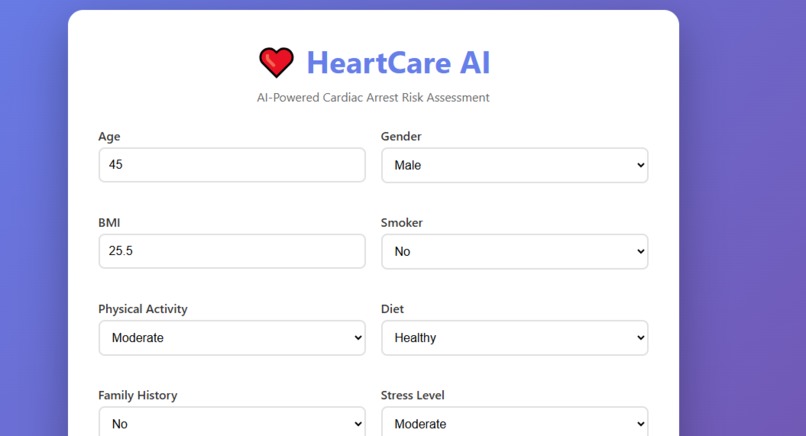 HeartCare AI – screenshot 1