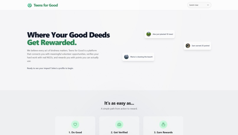 Teens-For-Good – screenshot 11