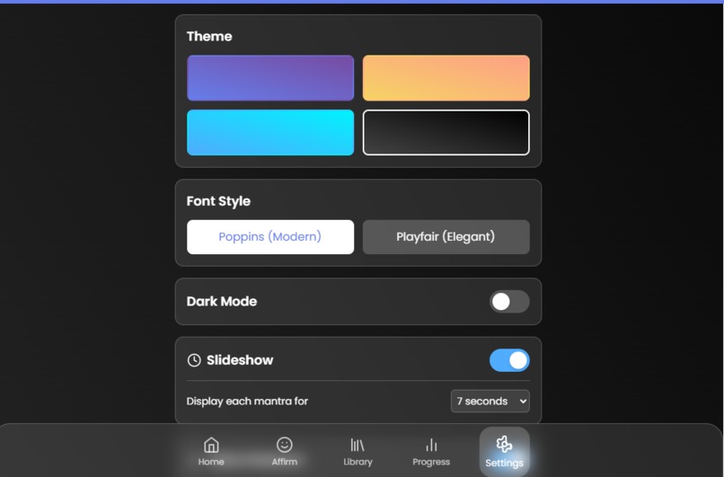 MantraOS – screenshot 1