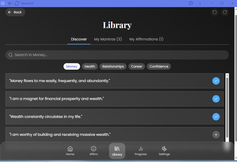 MantraOS – screenshot 3