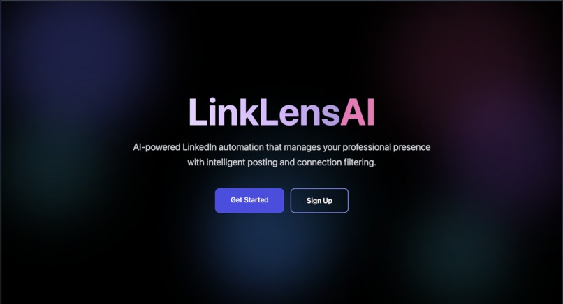 LinkLens AI — The Autonomous LinkedIn Engagement Agent – screenshot 1