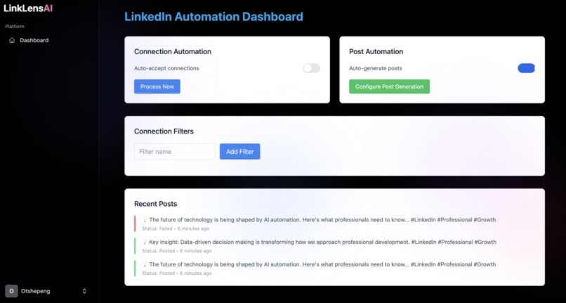 LinkLens AI — The Autonomous LinkedIn Engagement Agent – screenshot 8