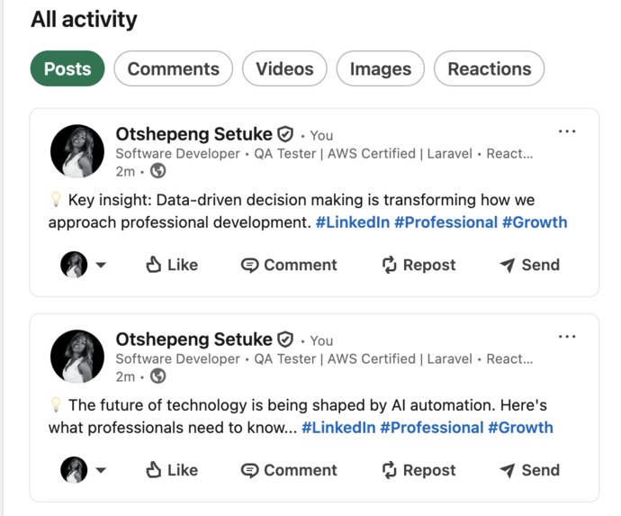 LinkLens AI — The Autonomous LinkedIn Engagement Agent – screenshot 9