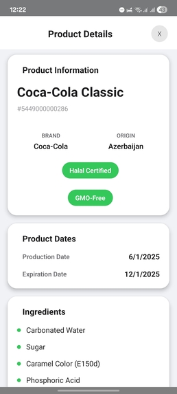 Foodyzer: Hacking Food Information Poverty – screenshot 4