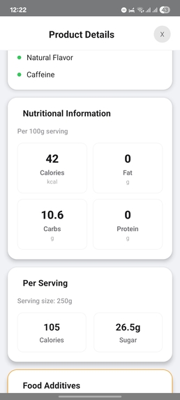 Foodyzer: Hacking Food Information Poverty – screenshot 5