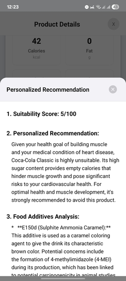 Foodyzer: Hacking Food Information Poverty – screenshot 6