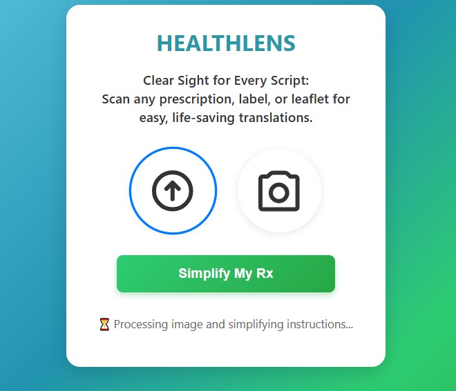 Health lens – screenshot 3