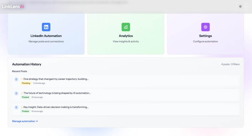 LinkLens AI — The Autonomous LinkedIn Engagement Agent – screenshot 11