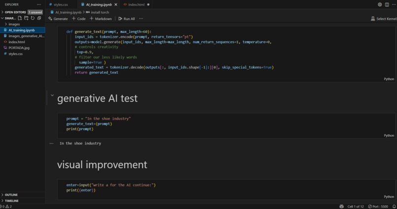 smart shoe classifier AI – screenshot 7