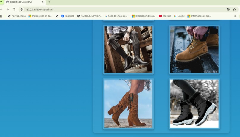 smart shoe classifier AI – screenshot 11
