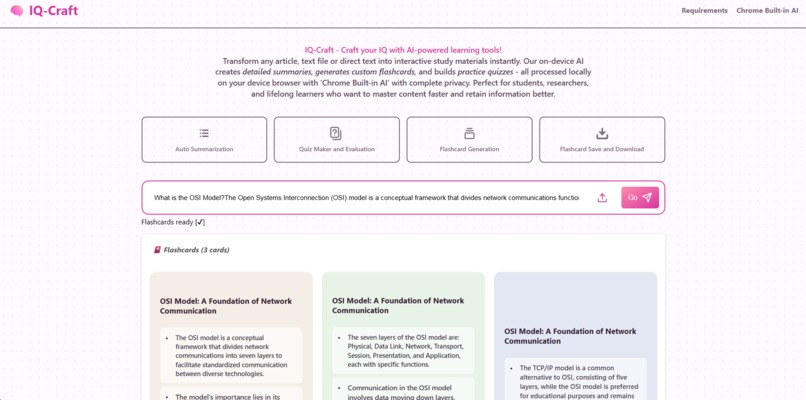 IQ-Craft : Instant Study Materials Creator – screenshot 3