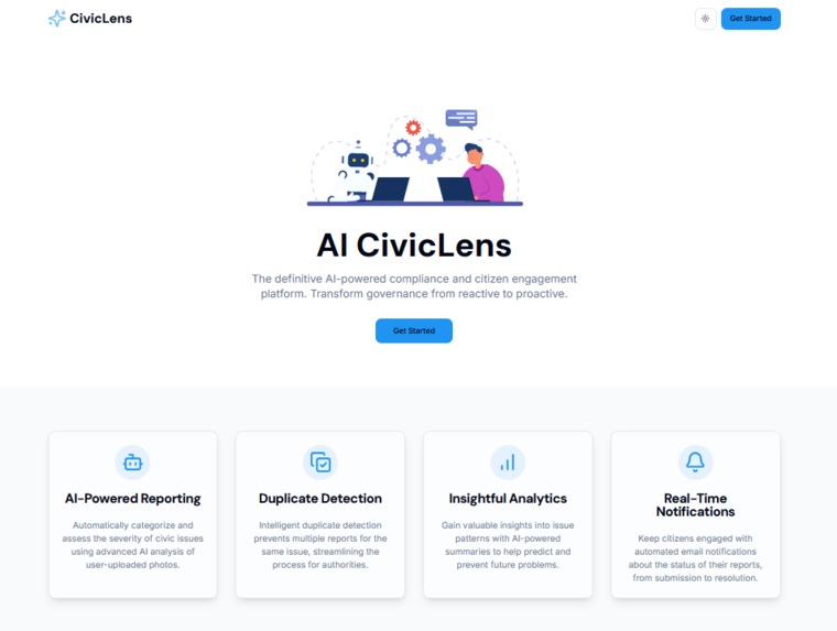 CivicLens Ai – screenshot 1