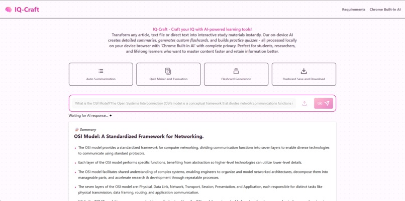 IQ-Craft : Instant Study Materials Creator – screenshot 2