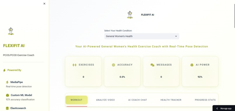 FlexiFit-AI – screenshot 2