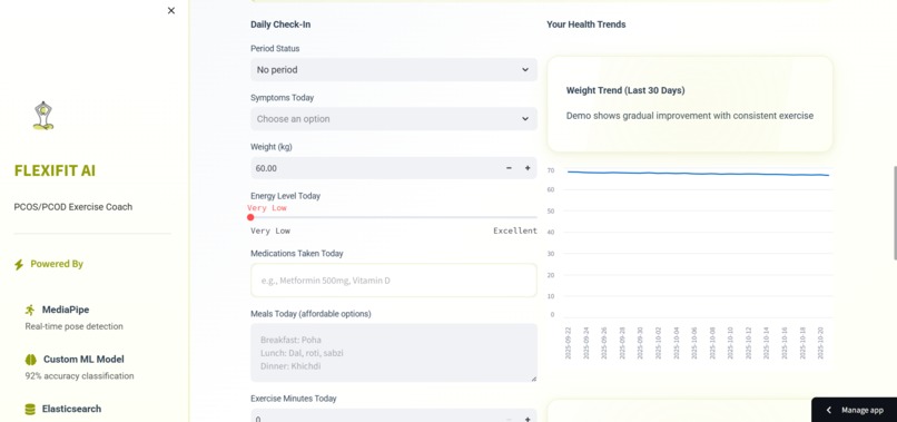 FlexiFit-AI – screenshot 3