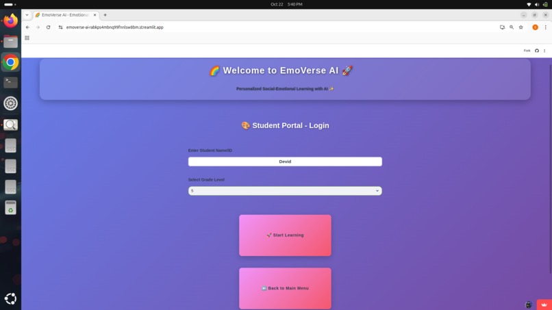 EmoVerse AI - Your AI Universe of Emotional Learning – screenshot 2