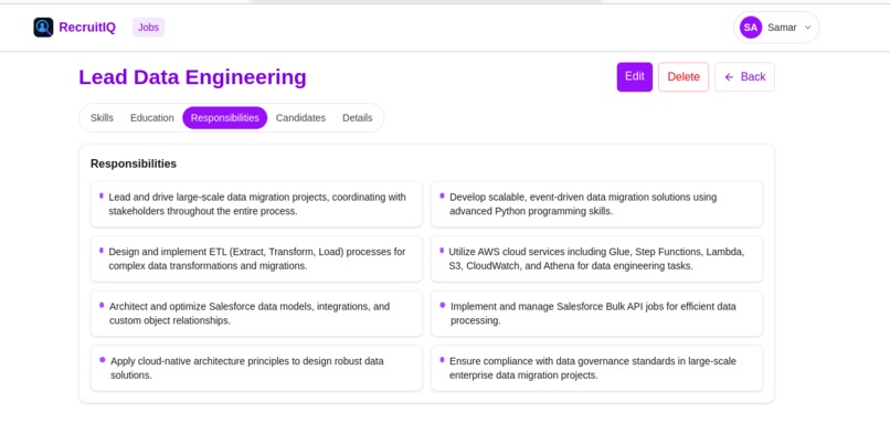 RecruitIQ – screenshot 5