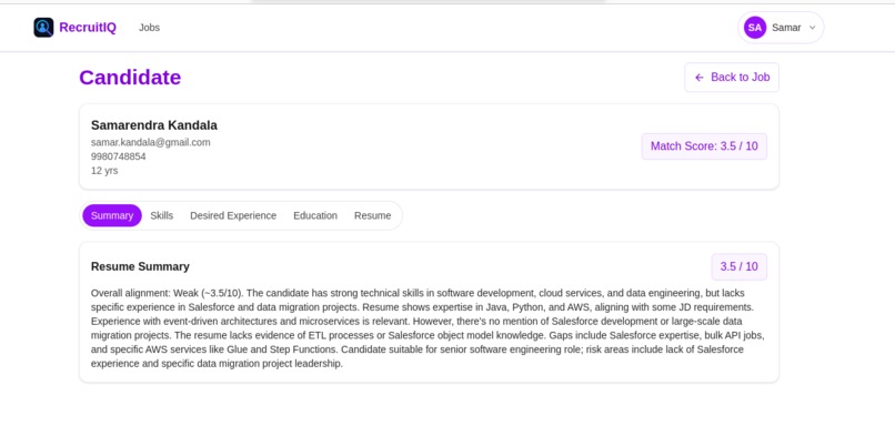 RecruitIQ – screenshot 6