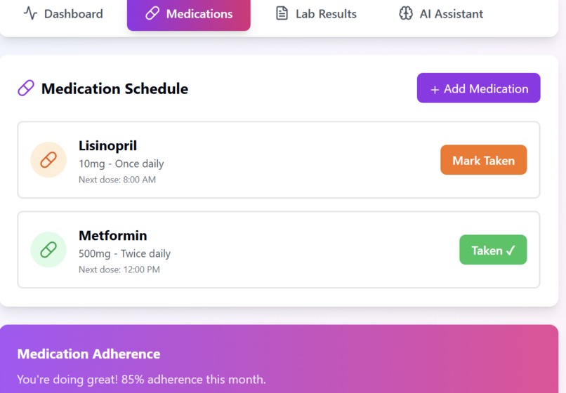 VitaNova - Intelligent Healthcare Companion – screenshot 5