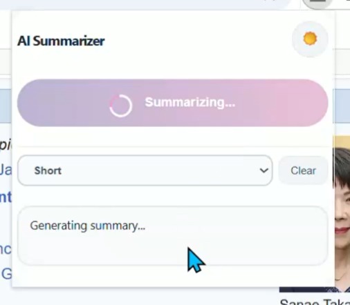 Google Chrome Built-in AI Extension Challenge 2025 – screenshot 1