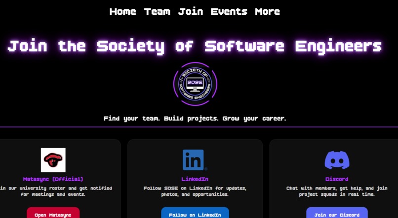 SOSE Website - Hackathon-sose-225 – screenshot 3