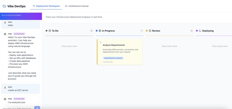 Vibe Devops - AWS – screenshot 1