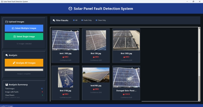 solar fault detection system – screenshot 5