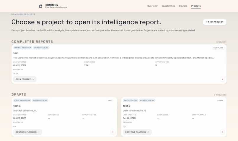 Dominion: Real Estate Intelligence – screenshot 2