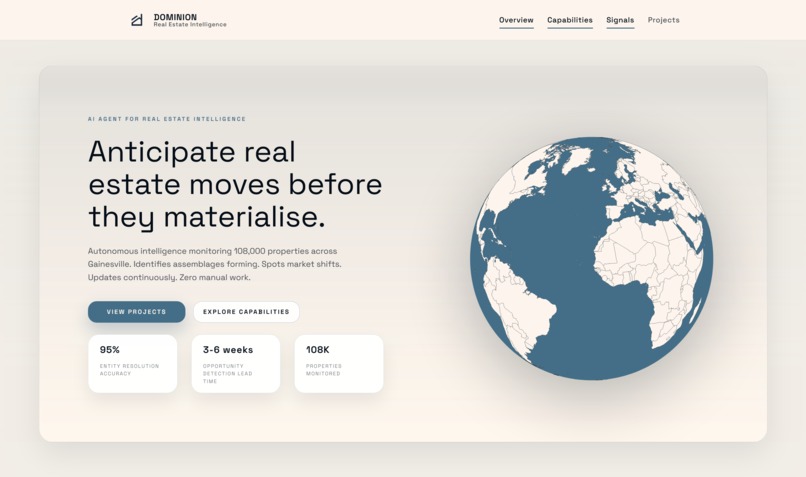 Dominion: Real Estate Intelligence – screenshot 1
