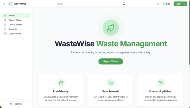 wastewise  – screenshot 1