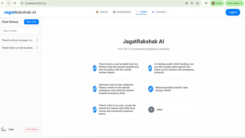 JagatRakshak - AI-Powered Emergency Response System – screenshot 5