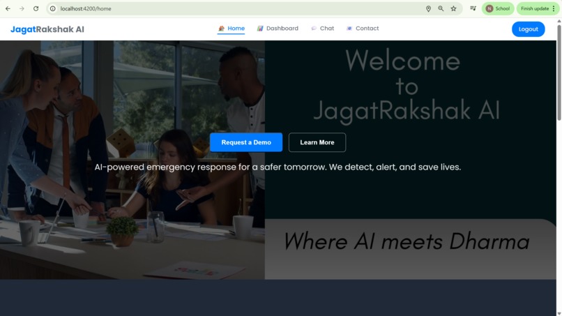 JagatRakshak - AI-Powered Emergency Response System – screenshot 2