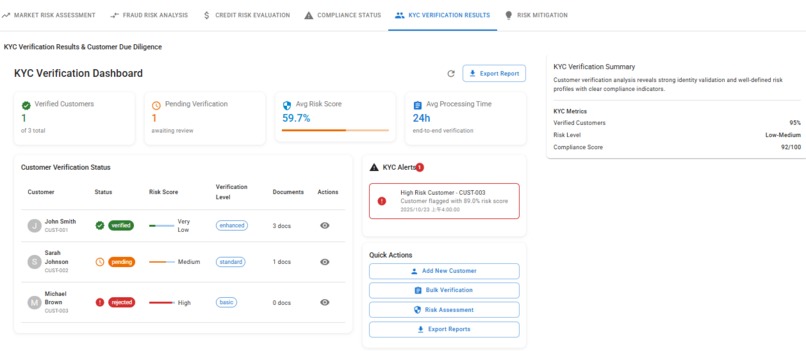 RiskIntel360 - multi-agent financial risk intelligence  – screenshot 9