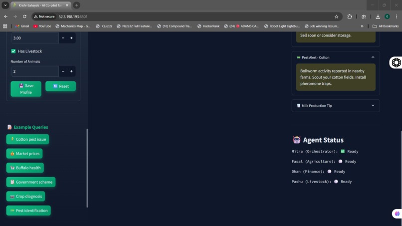 Krishi-Sahayak : Your AI Co-pilot for Farming Success – screenshot 1