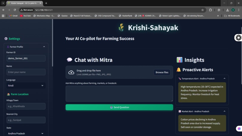 Krishi-Sahayak : Your AI Co-pilot for Farming Success – screenshot 2