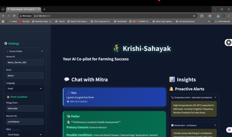 Krishi-Sahayak : Your AI Co-pilot for Farming Success – screenshot 3